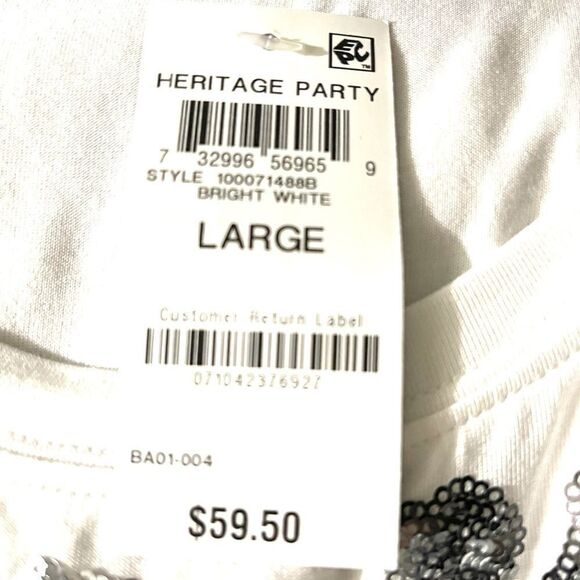 INC International Concepts Sequined Leopard TShirt - Picture 7 of 8